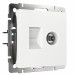 Розетка ТВ+Ethernet RJ-45 6 cat. белый Werkel Встраиваемые механизмы белые W1181301